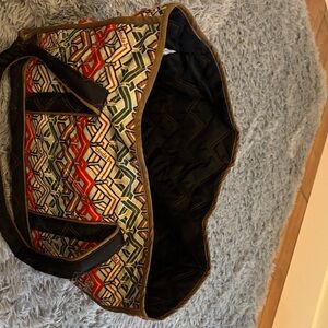 Geometric Multicolor Tote Bag